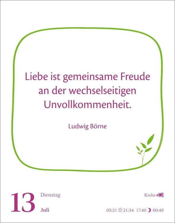Produktbild: Heute ist dein Tag! Tagesabrei&szlig;kalender 2027 - 313 positive Zitate f&uuml;r 2027
