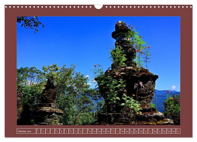 Produktbild: Stupas &ndash; Architektur des Himalayas (Wandkalender 2026 DIN A3 quer), CALVENDO Monatskalender
