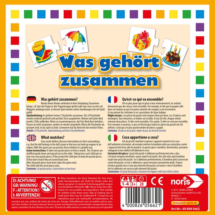 Produktbild: Was geh&ouml;rt zusammen?