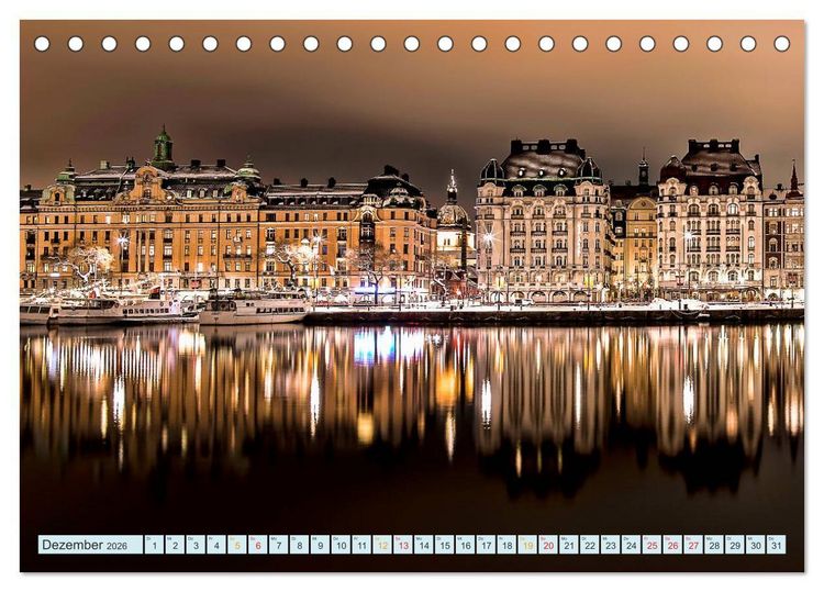Produktbild: Stockholm - Venedig des Nordens (Tischkalender 2026 DIN A5 quer), CALVENDO Monatskalender