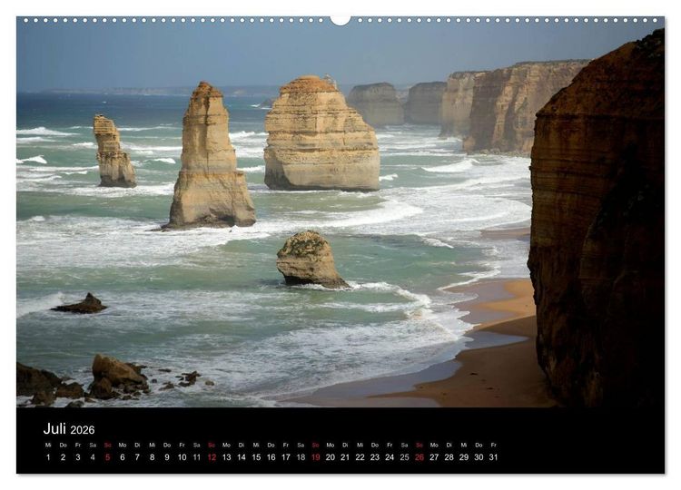 Produktbild: Australien (Wandkalender 2026 DIN A2 quer), CALVENDO Monatskalender
