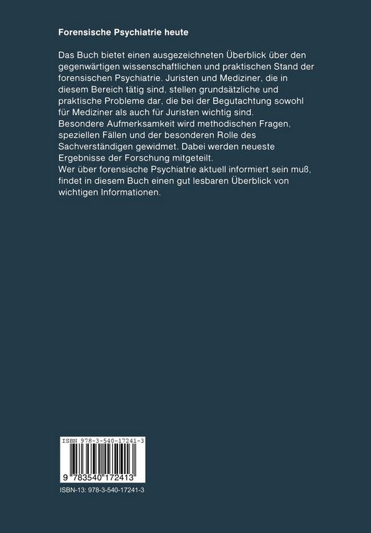 Produktbild: Forensische Psychiatrie heute