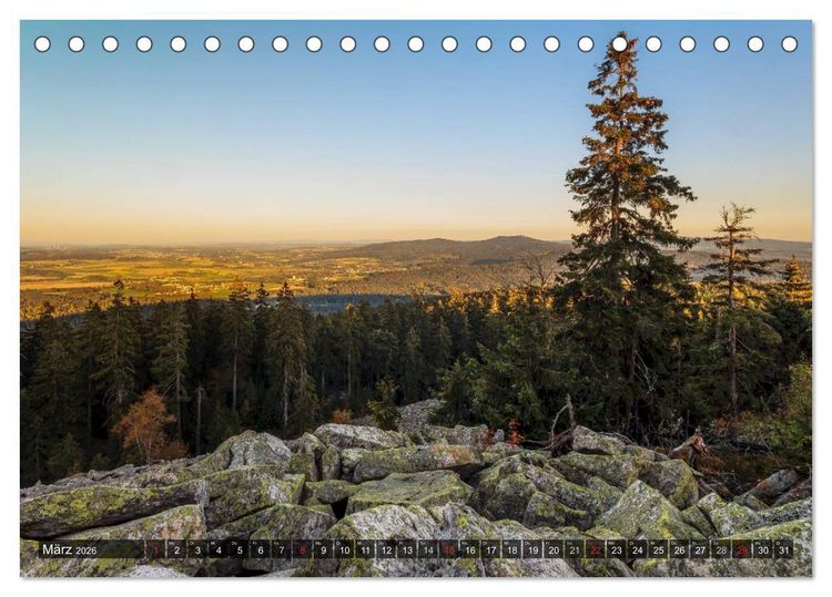 Produktbild: Zauberhaftes Fichtelgebirge (Tischkalender 2026 DIN A5 quer), CALVENDO Monatskalender