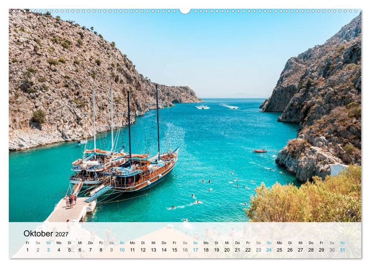 Produktbild: Griechenland - Inselparadies in Europa (Wandkalender 2027 DIN A2 quer), CALVENDO Monatskalender