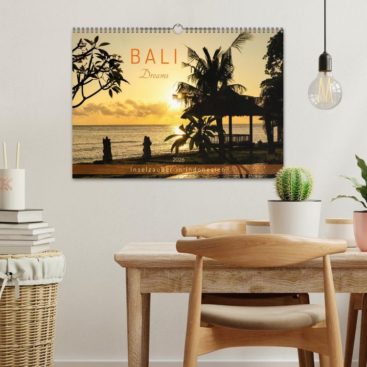 Produktbild: Bali Dreams - Inselzauber in Indonesien (Wandkalender 2026 DIN A3 quer), CALVENDO Monatskalender