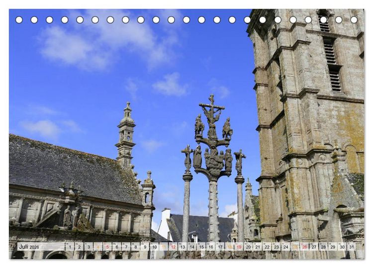 Produktbild: Normandie und Bretagne-faszinierend abwechslungsreich (Tischkalender 2026 DIN A5 quer), CALVENDO Monatskalender