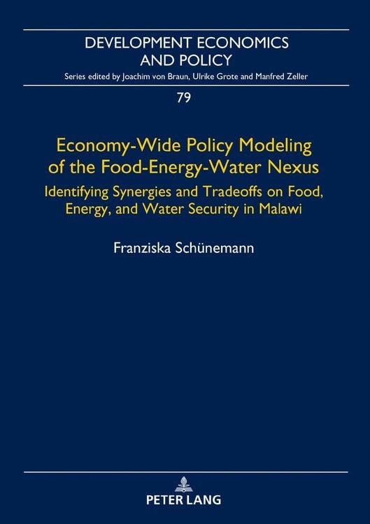 Produktbild: Economy-Wide Policy Modeling of the Food-Energy-Water Nexus