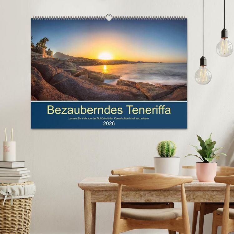 Produktbild: Bezauberndes Teneriffa (Wandkalender 2026 DIN A2 quer), CALVENDO Monatskalender