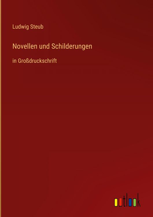 Produktbild: Novellen und Schilderungen