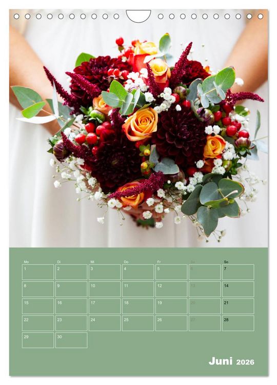 Produktbild: Hochzeitsfeeling (Wandkalender 2026 DIN A4 hoch), CALVENDO Monatskalender