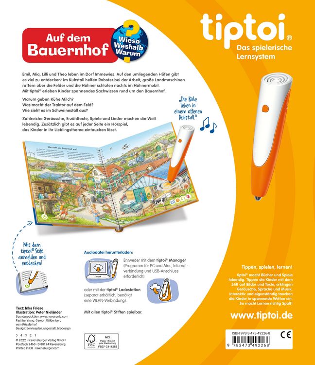 Produktbild: tiptoi&reg; Wieso? Weshalb? Warum? - Auf dem Bauernhof