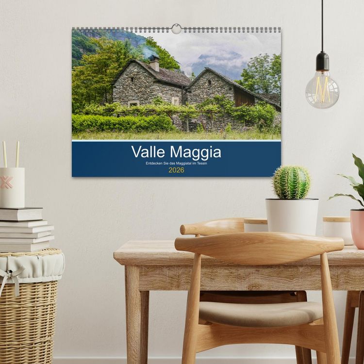Produktbild: Valle Maggia - Entdecken Sie das Maggiatal im Tessin (Wandkalender 2026 DIN A3 quer), CALVENDO Monatskalender