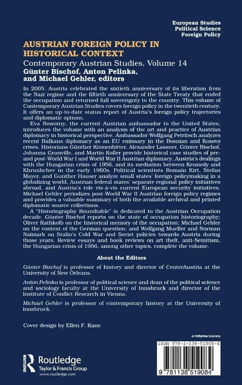 Produktbild: Austrian Foreign Policy in Historical Context