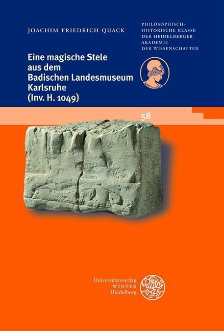 Produktbild: Eine magische Stele aus dem Badischen Landesmuseum Karlsruhe (Inv. H 1049)