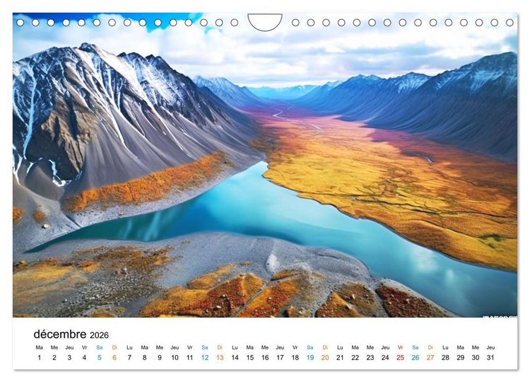 Produktbild: Paysages r&ecirc;v&eacute;s (Calendrier mural 2026 DIN A4 vertical), CALVENDO calendrier mensuel