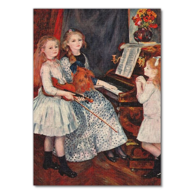 Produktbild: Lais Puzzle Pierre-Auguste Renoir - Portr&auml;t der T&ouml;chter von Catulle-Mend&egrave;s am Klavier 500 Teile