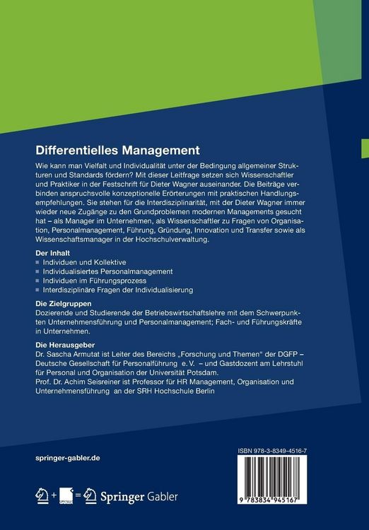 Produktbild: Differentielles Management