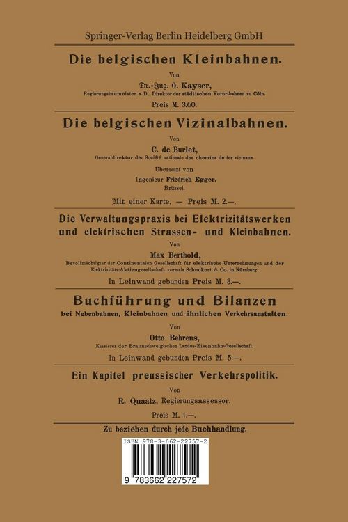 Produktbild: Wirtschaftliche Betrachtungen &uuml;ber Stadt- und Vorortbahnen