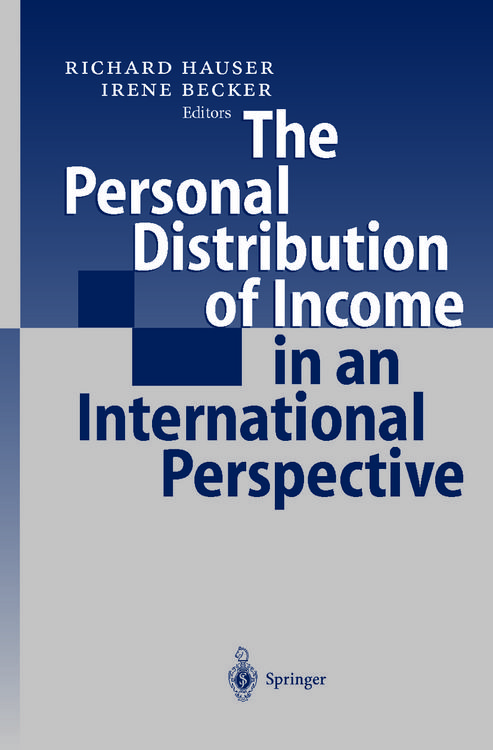 Produktbild: The Personal Distribution of Income in an International Perspective
