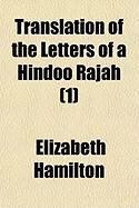 Produktbild: Translation of the Letters of a Hindoo Rajah (1)