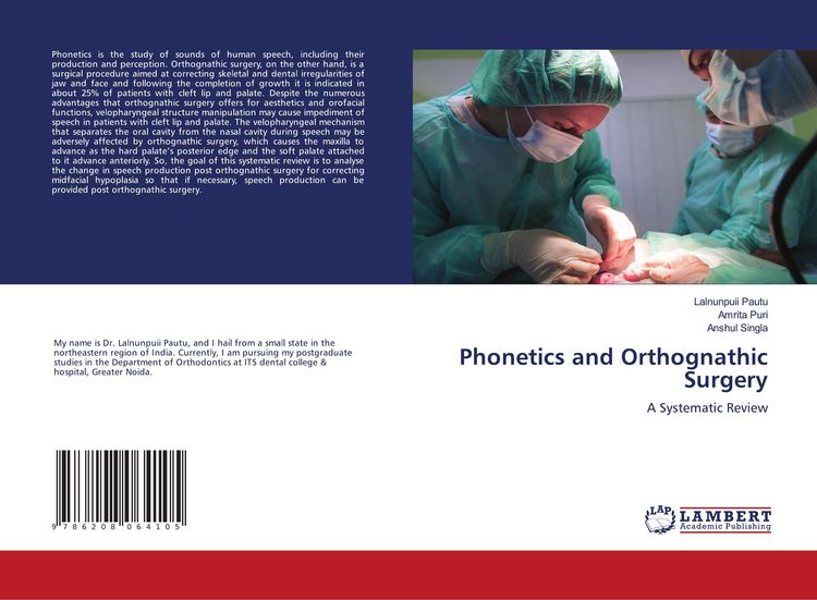Produktbild: Phonetics and Orthognathic Surgery