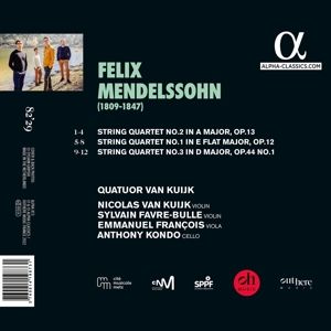 Produktbild: Die Streichquartette Vol.1
