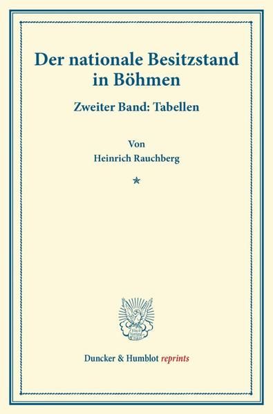 Produktbild: Der nationale Besitzstand in B&ouml;hmen.