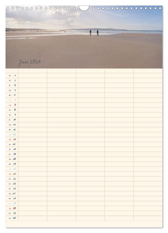 Produktbild: Mit Blick auf's Meer (Wandkalender 2026 DIN A3 hoch), CALVENDO Monatskalender