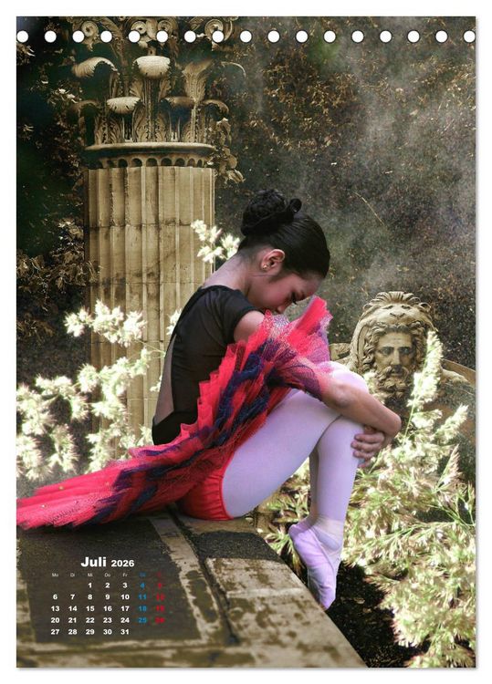 Produktbild: Ballerinen - Anmut, Eleganz und Leichtigkeit (Tischkalender 2026 DIN A5 hoch), CALVENDO Monatskalender
