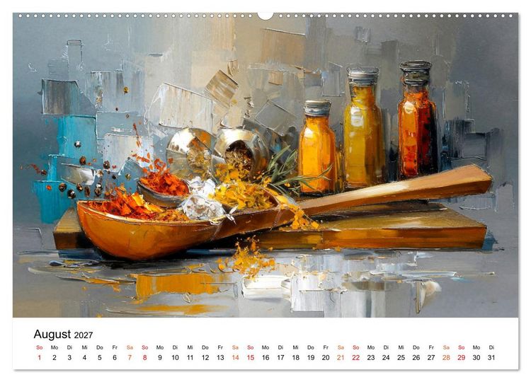 Produktbild: K&uuml;chen Poesie (Wandkalender 2027 DIN A2 quer), CALVENDO Monatskalender
