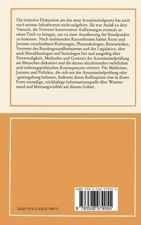 Produktbild: Arzneimittelpr&uuml;fung am Menschen