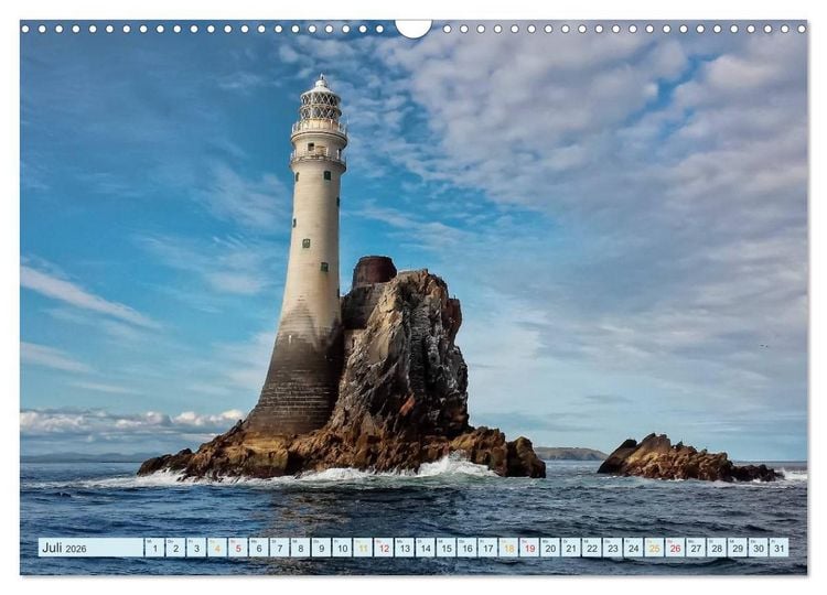 Produktbild: Leuchtt&uuml;rme - maritime Wegweiser weltweit (Wandkalender 2026 DIN A3 quer), CALVENDO Monatskalender
