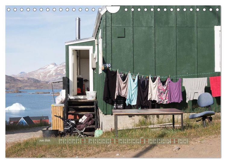 Produktbild: Tasiilaq - Ein kurzer Sommer in Ostgr&ouml;nland (Wandkalender 2026 DIN A4 quer), CALVENDO Monatskalender