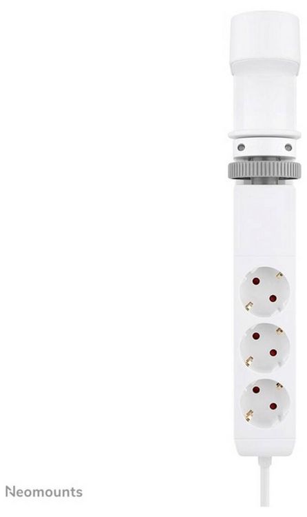 Produktbild: Neomounts DS22-840WH6 Tischsteckdose Wei&szlig; Schutzkontakt 1St.