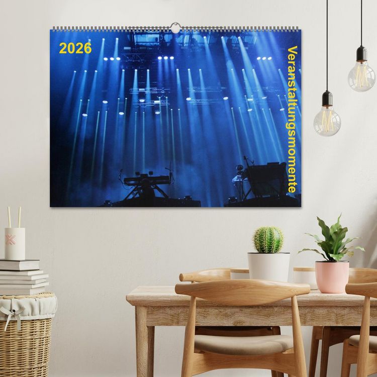 Produktbild: Veranstaltungsmomente (Wandkalender 2026 DIN A2 quer), CALVENDO Monatskalender
