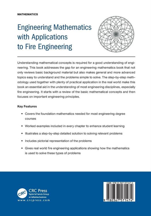 Produktbild: Engineering Mathematics with Applications to Fire Engineering