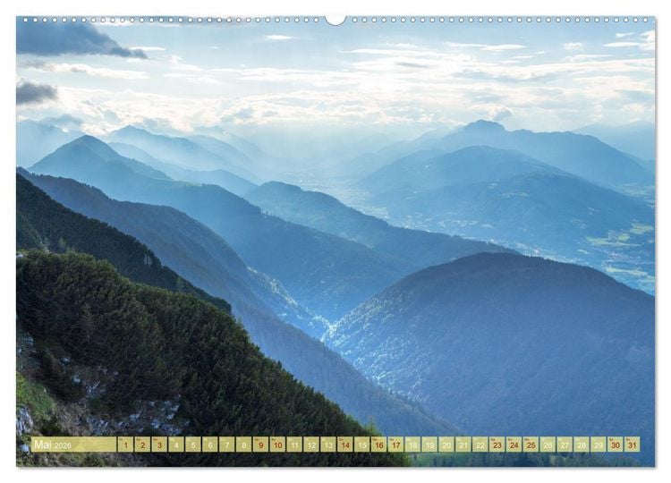 Produktbild: Die Feistritzer Alm - Wandern in den K&auml;rntner Bergen (Wandkalender 2026 DIN A2 quer), CALVENDO Monatskalender