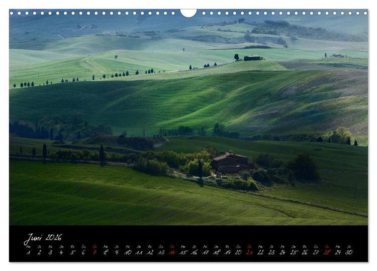 Produktbild: Licht der Toscana (Wandkalender 2026 DIN A3 quer), CALVENDO Monatskalender