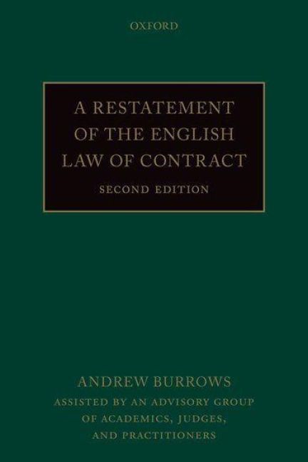 Produktbild: A Restatement of the English Law of Contract