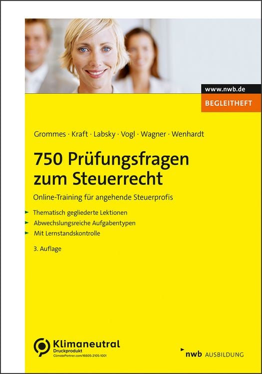 Produktbild: 750 Pr&uuml;fungsfragen zum Steuerrecht