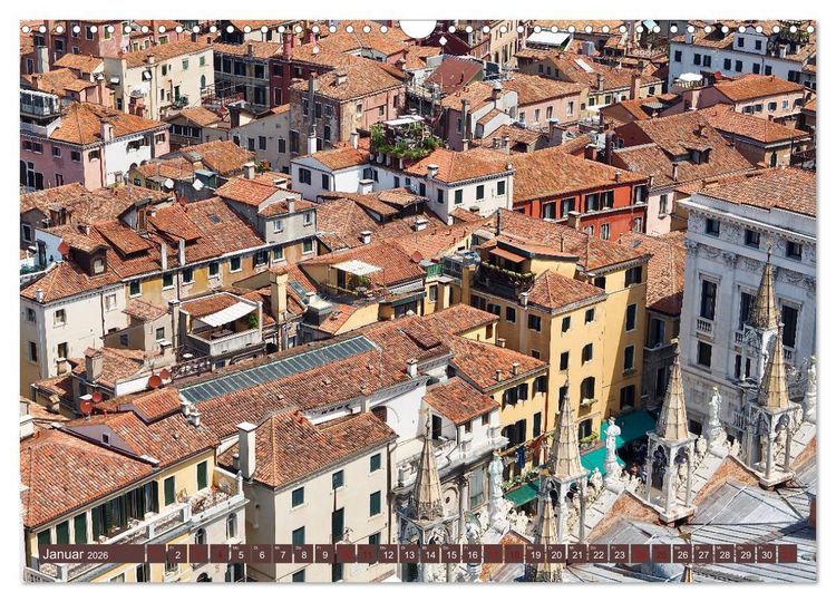 Produktbild: In Sehnsucht Dein Venedig (Wandkalender 2026 DIN A3 quer), CALVENDO Monatskalender