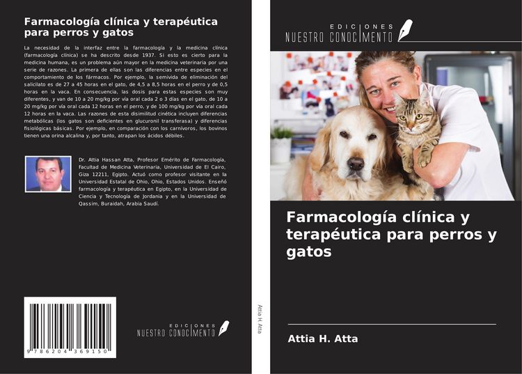 Produktbild: Farmacolog&iacute;a cl&iacute;nica y terap&eacute;utica para perros y gatos