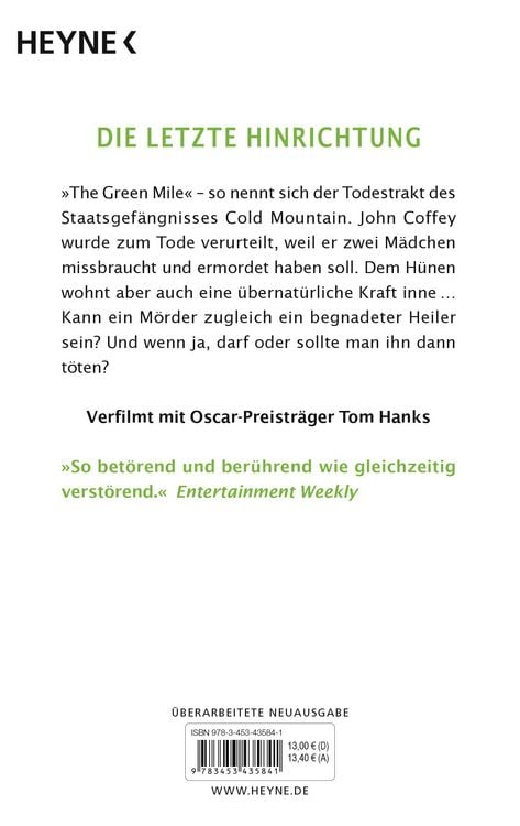 Produktbild: The Green Mile