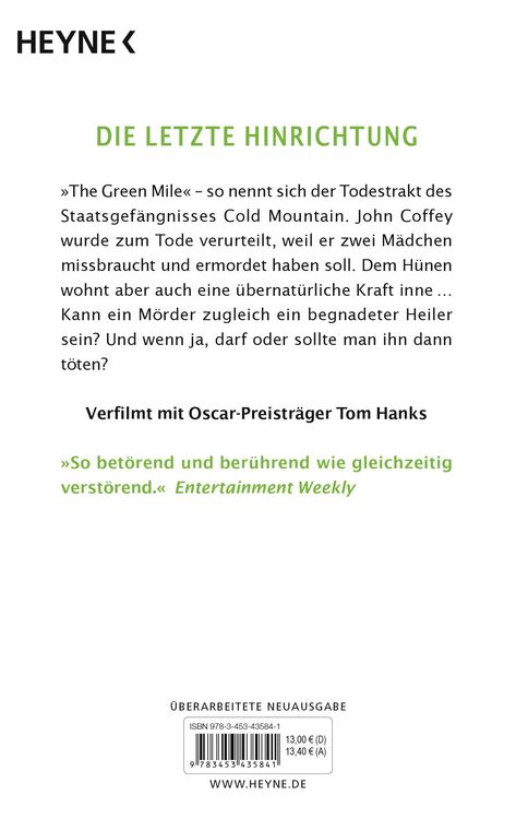 Produktbild: The Green Mile