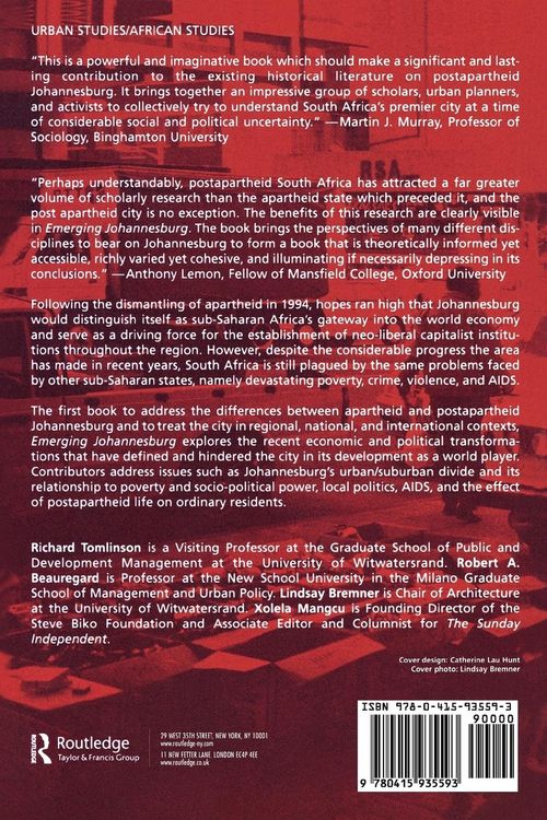 Produktbild: Emerging Johannesburg