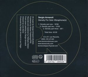 Produktbild: Density For Solo Vibraphone(s)
