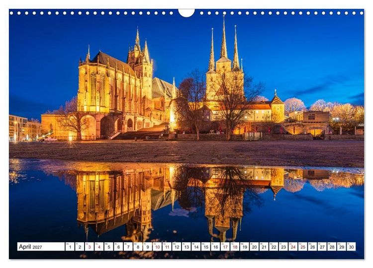 Produktbild: Deutsche St&auml;dte im sch&ouml;nsten Licht (Wandkalender 2027 DIN A3 quer), CALVENDO Monatskalender