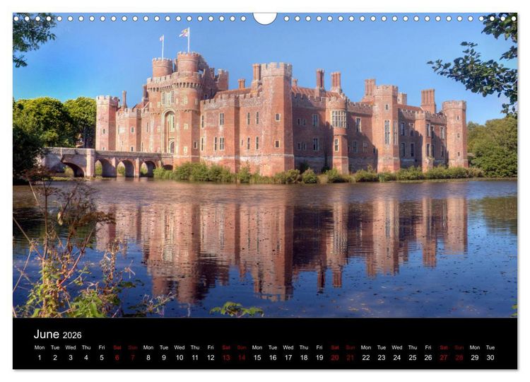 Produktbild: Castles of Kent and Sussex (Wall Calendar 2026 DIN A3 landscape), CALVENDO 12 Month Wall Calendar