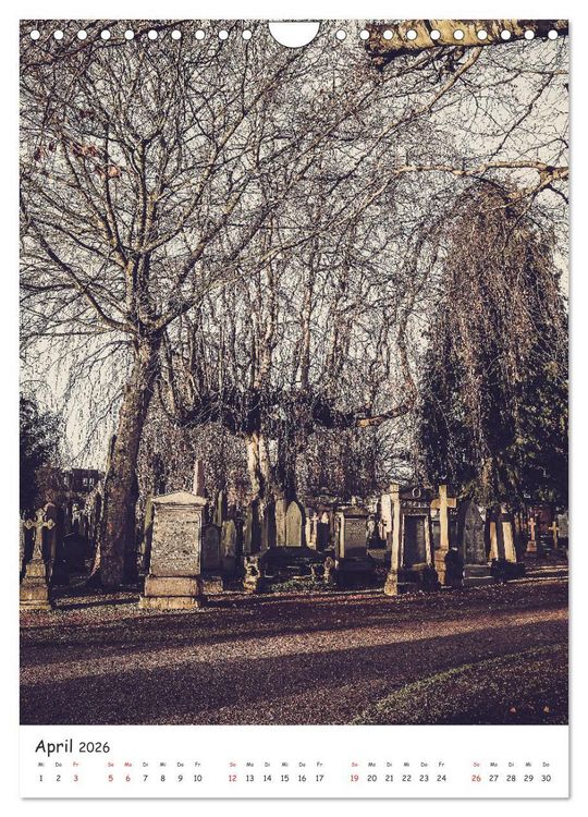 Produktbild: Dean Cemetery - Historischer Friedhof Edinburgh (Wandkalender 2026 DIN A4 hoch), CALVENDO Monatskalender
