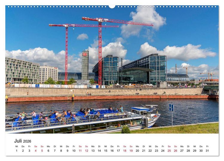 Produktbild: Das Regierungsviertel in Berlin (Wandkalender 2026 DIN A2 quer), CALVENDO Monatskalender